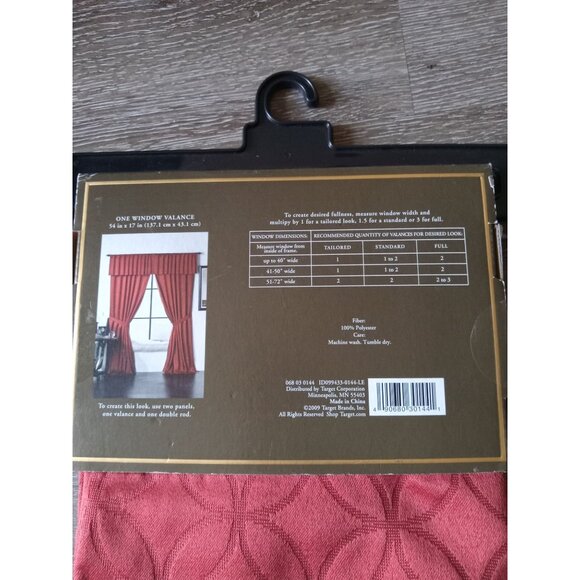 Home Decor Fieldcrest Luxury One window valance - Picture 2 of 3